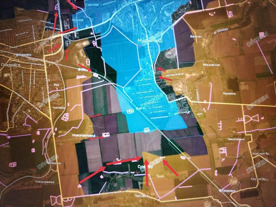 Юрий Котенок: Покровское (Красноармейское) направление