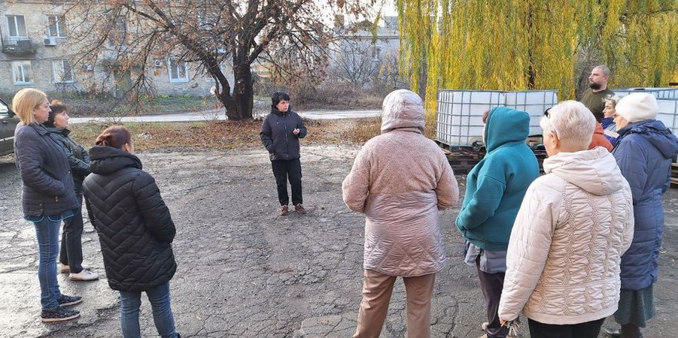 13 ноября спикер Наталья Терлецкая провела встречу с населением вблизи 20 дома по улице Гаврилова