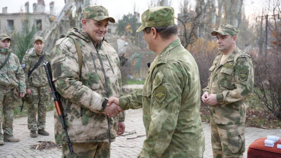 В ДНР наградили полицейских, работающих на освобожденных территориях