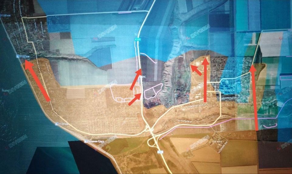 Юрий Котенок: Запорожское направление. Подразделения ГрВ "Днепр", не смотря на ожесточённое сопротивление противника и попыток создания им т.н. "зон смерти" (killzone), продвинулись по западной (в районе ул. Ленина и...