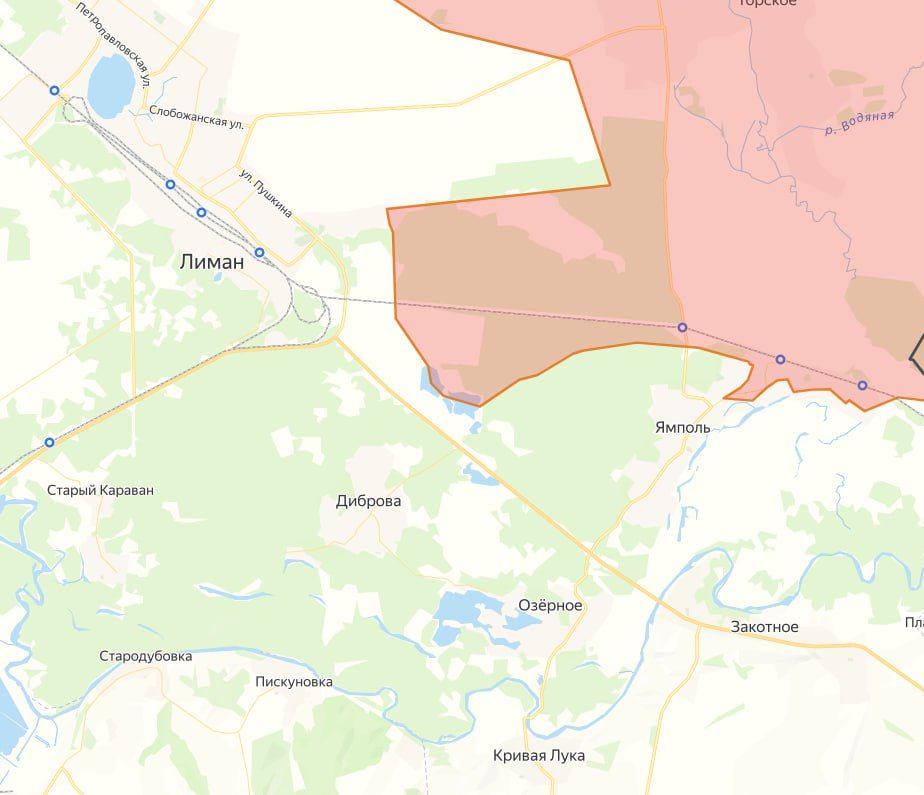 На Краснолиманском участке усиливается давление российских войск