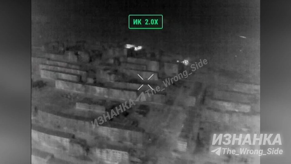 Сброс ФАБ-3000 на пункт размещения всушников в Мирнограде