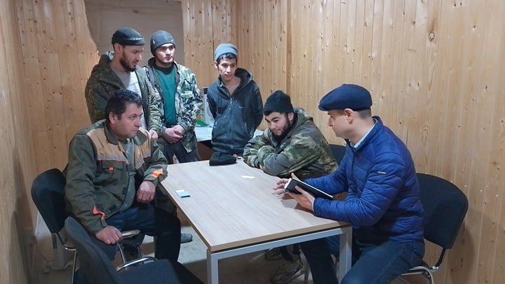 Беседа с работающими иностранными гражданами