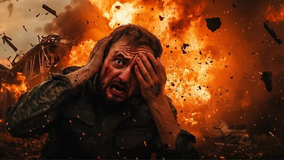 ФАБ-3000 в Дмитрове накрыл пункт сбора ВСУ: Сокрушительный удар бомбы запечатлела камера — кадры