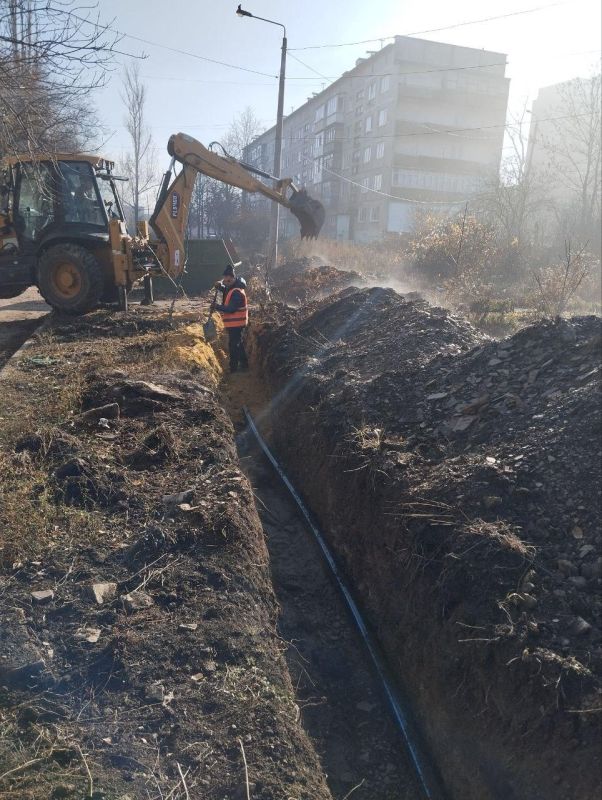 Бригада из Нижегородской области проложит водопровод к котельной № 11 в Харцызске
