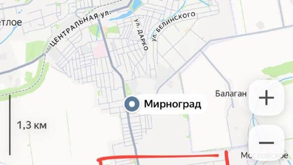 Прорыв в угольном бассейне: российские войска установили полный контроль над южной частью Мирнограда