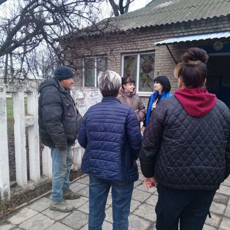 Заместитель председателя Дебальцевского городского совета Анастасия Костина провела встречу с жителями города Дебальцево