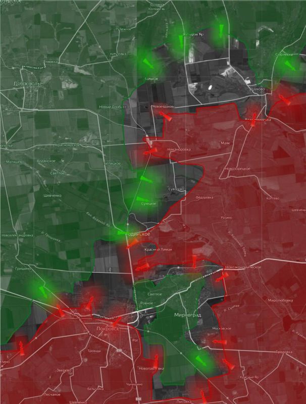 «На Покровском направлении российские войска взяли под огневой контроль пути снабжения ВСУ из Гришино