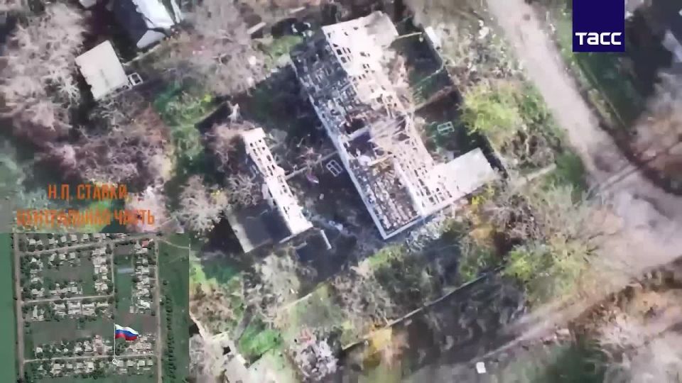 Официально освобожденные сегодня поселки Ставки и Новоселовка в районе Красного Лимана