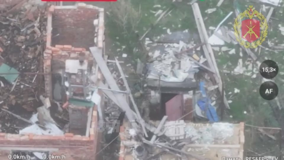 Кадры освобождения Звановки (к югу от Северска) штурмовиками 88-й бригады 3-й армии ВС РФ