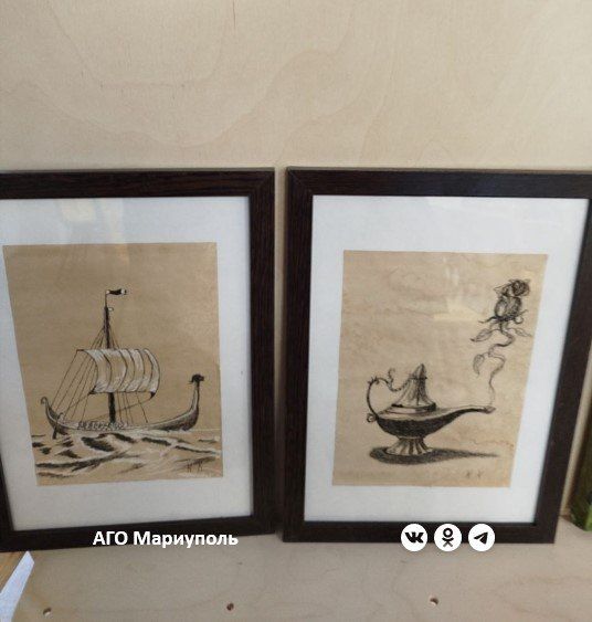 В Жовтневом районе прошла выставка работ молодого мариупольского художника
