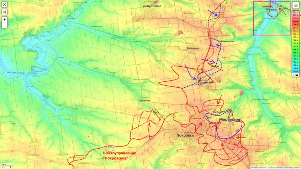 Юрий Подоляка: Покровское направление на вечер 23.11.25: Шахово ВСЁ