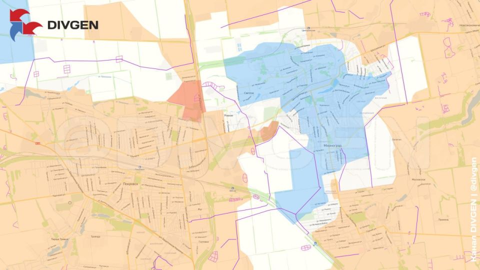 Российская армия продолжает отрезать окруженных ВСУшников в Мирноградском котле