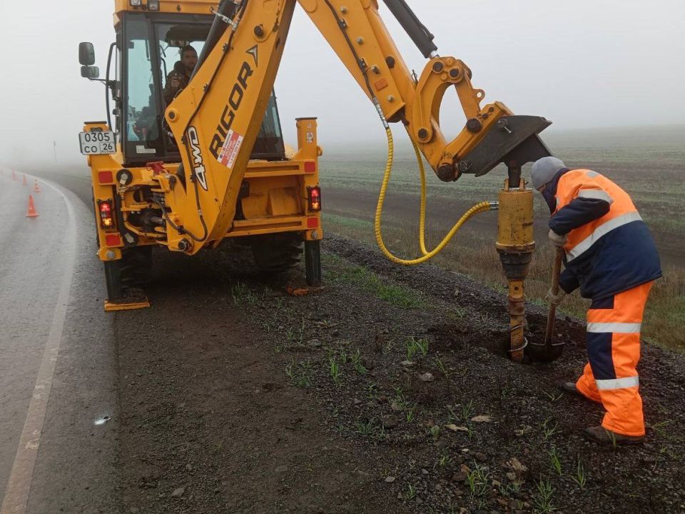 Продолжаем работы в рамках содержания автомобильных дорог общего пользования