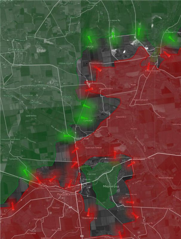 «На Покровском направлении фиксируется продвижение ВС РФ у Удачного в сторону Сергеевки