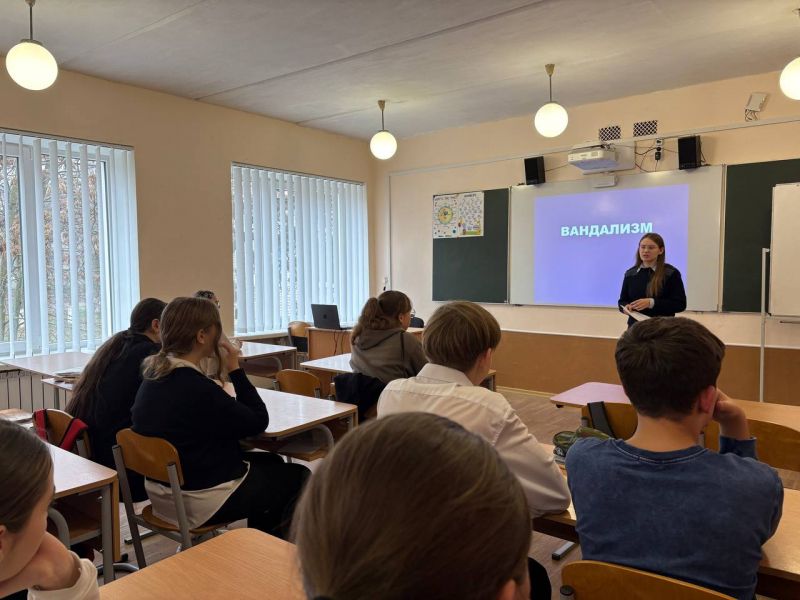 Полицейские провели профилактические беседы с учащимися