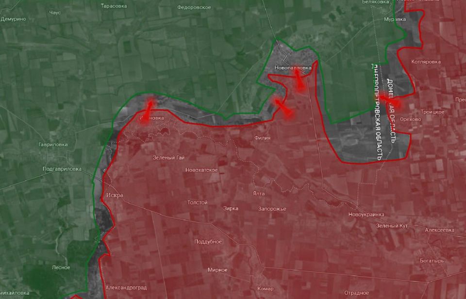 «На фоне продвижений ВС РФ у Гуляйполя и Покровска линия фронта у Новопавловки долго время оставалась относительно статичной