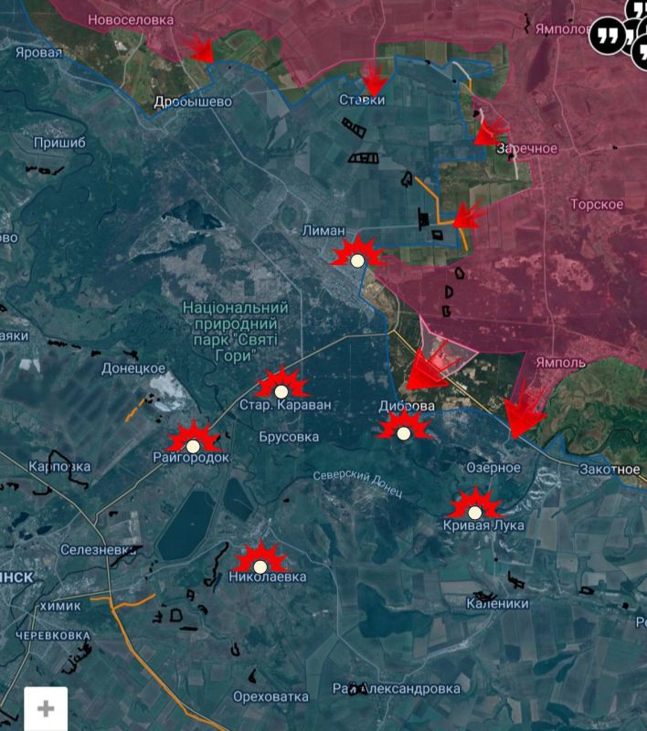 Обстановка на Краснолиманском направлении