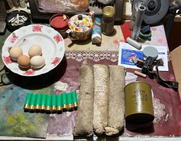 Полицейские изъяли гранаты у жителя Харцызска