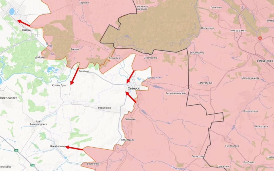 Северское направление: российские силы усиливают охват и давление на подступах к Северску - 29.11.2025