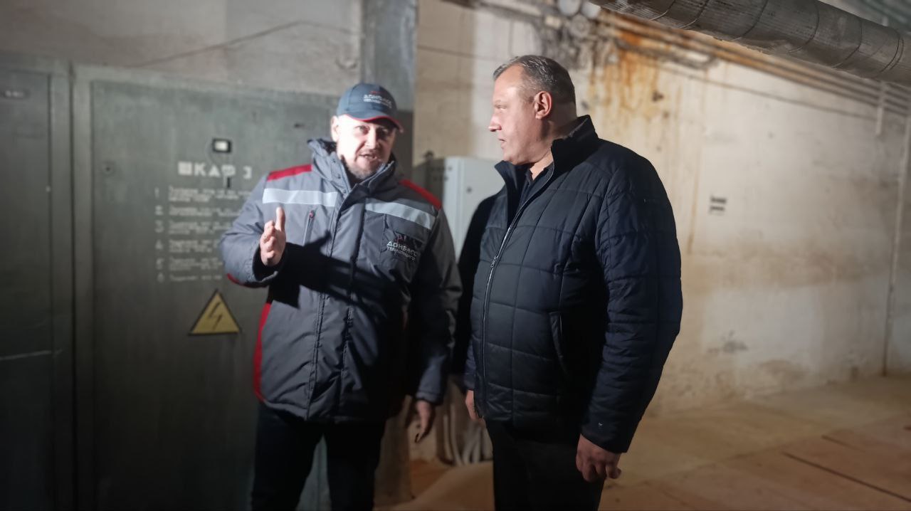 ВРИО ДИРЕКТОРА ДОНЕЦКОГО ФИЛИАЛА "ДОНБАССТЕПЛОЭНЕРГО" СОВМЕСТНО С ГЛАВОЙ ГОРОДСКОГО ОКРУГА ПОСЕТИЛИ КОТЕЛЬНУЮ В КИЕВСКОМ РАЙОНЕ ДОНЕЦКА