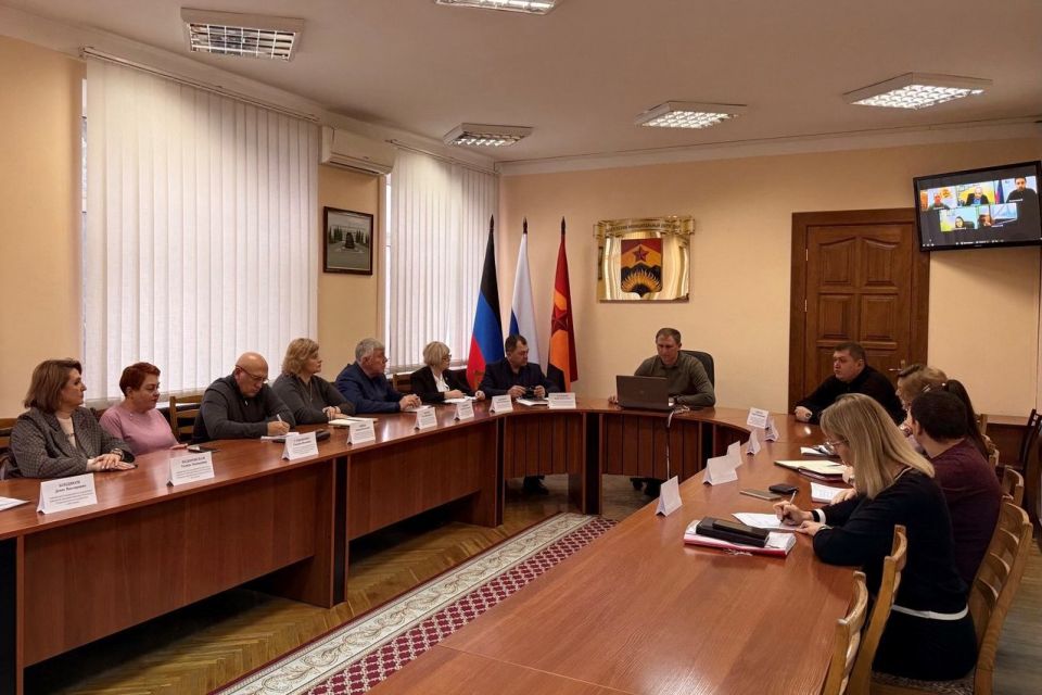 Александр Шатов: В Шахтерске прошло заседание Штаба по вопросам охраны здоровья граждан