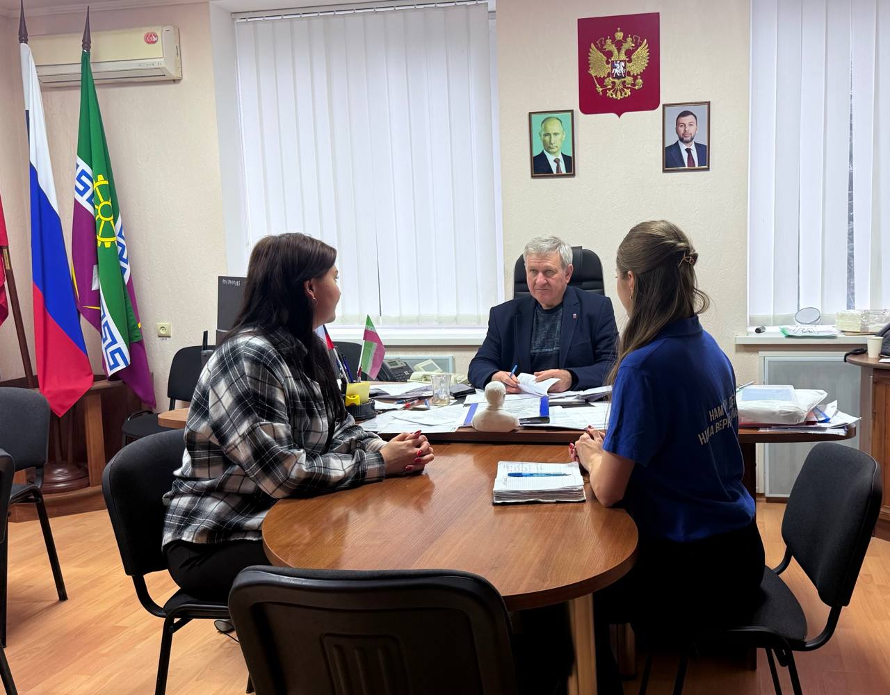 Вектор развития задан. Состоялась встреча с Главой Старобешевского муниципального округа Николаем Михайловым