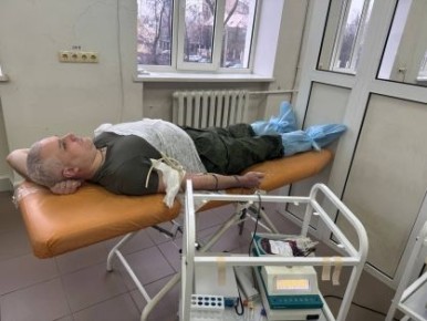 Сотрудники СК России из Донецкой Народной Республики сдали донорскую кровь
