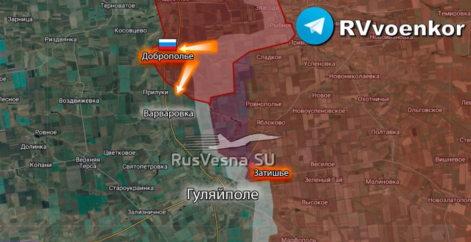 Армия России освободила Доброполье Запорожской области