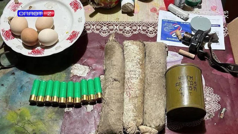 Задержан за хранение гранат