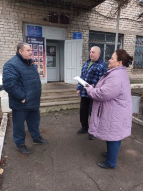 В Марьяновке прошла встреча лидера общественного мнения с жителями улицы Победы
