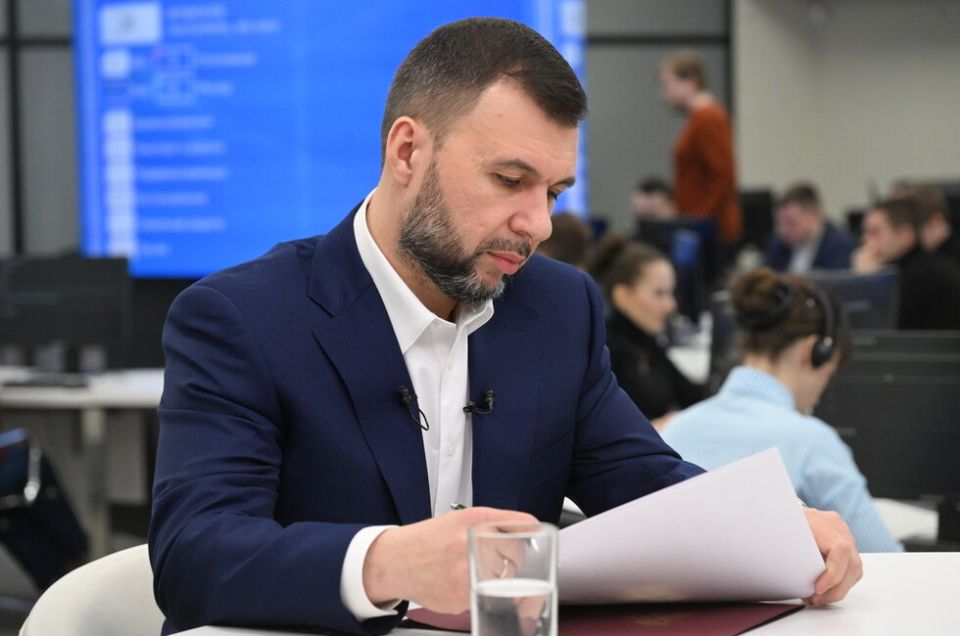 Пушилин 9 декабря подведет итоги года на прямой линии