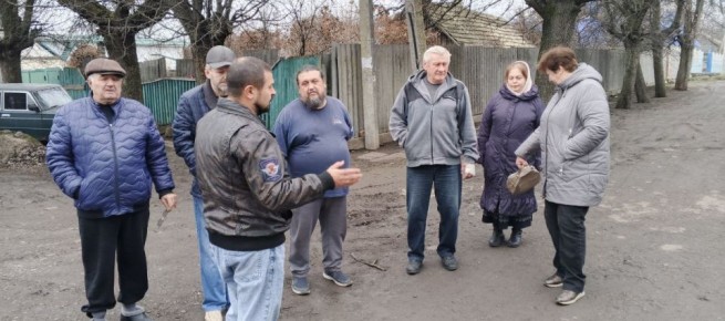 Председатель Общественного совета Александр Горянный провел встречу с жителями улицы Дзержинского
