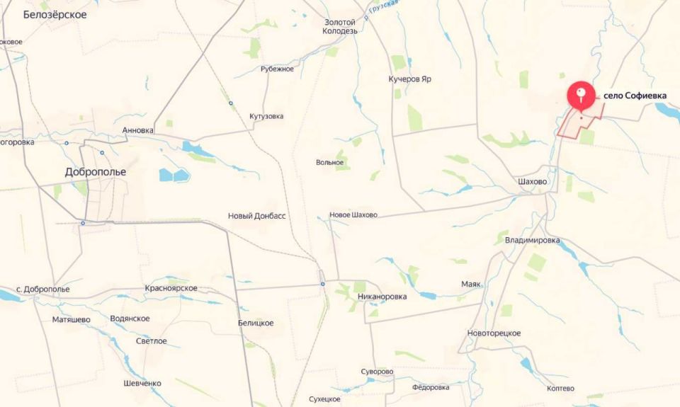 Ситуация на Добропольском направлении