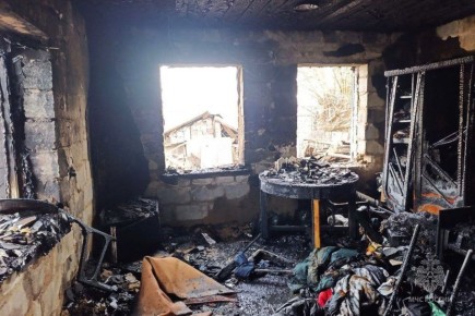 Утренний пожар унёс жизнь пенсионера в Макеевке