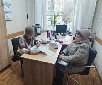 Состоялся прием граждан. Депутат Торезского городского совета Донецкой Народной Республики Манина Наталья Николаевна провела прием граждан