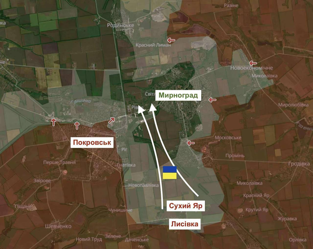 ВСУ бегут из южной части котла под Покровском и Мирноградом — украинские СМИ