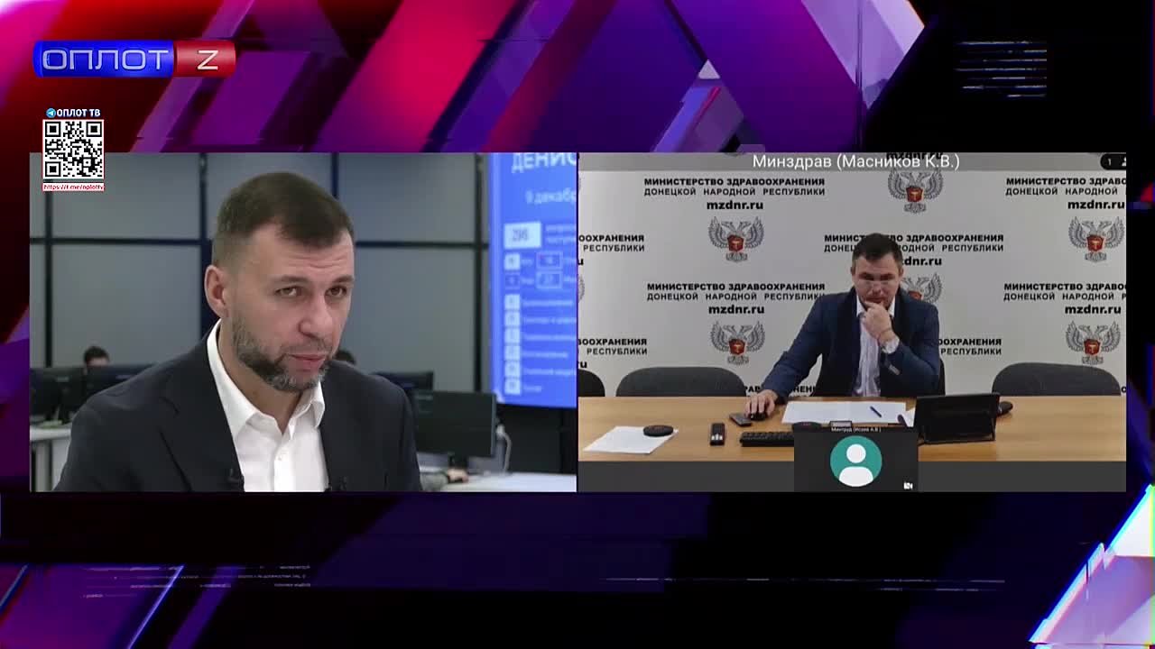 О налаживании работы скорой помощи рассказал глава Минздрава ДНР Константин Масников