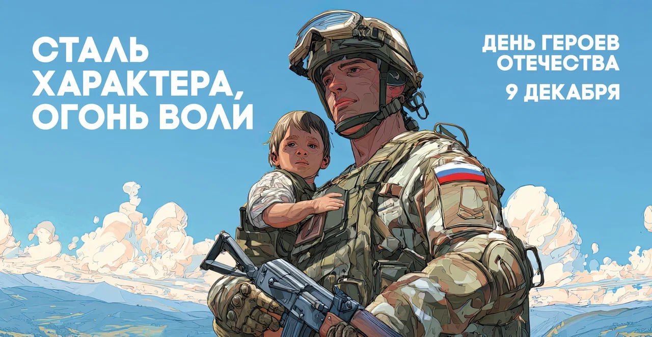 Константин Зинченко: Сегодня мы отмечаем День героев Отечества — праздник мужественных, сильных духом людей, которые встали на защиту Родины