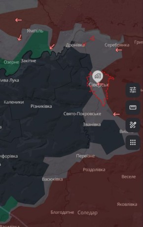 Северск фактически потерян, признали в Раде