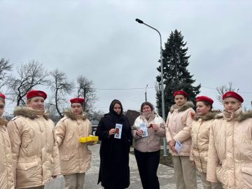 Юнармейцы из Тельмановского округа поучаствовали в акции «Улица героя»