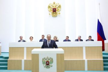 Александр Волошин: Сегодня в Совете Федерации на пленарном заседании с докладом об актуальных вопросах внешней политики Российской Федерации выступил Министр иностранных дел РФ Сергей Лавров