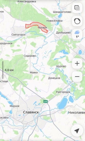 По оперативным данным, наши войска освободили посёлок Яровая и вплотную подошли к городу Святогорску