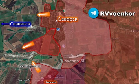 Армия России рвётся к Славянску