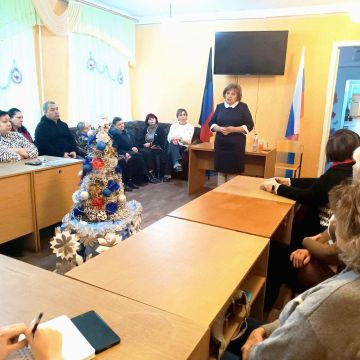 В Калининском районе Горловки состоялась встреча с трудовым коллективом