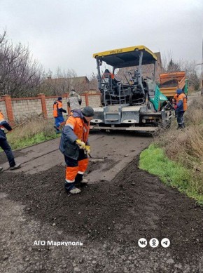 Специалисты отремонтировали дорогу в частном секторе Приморского района Мариуполя