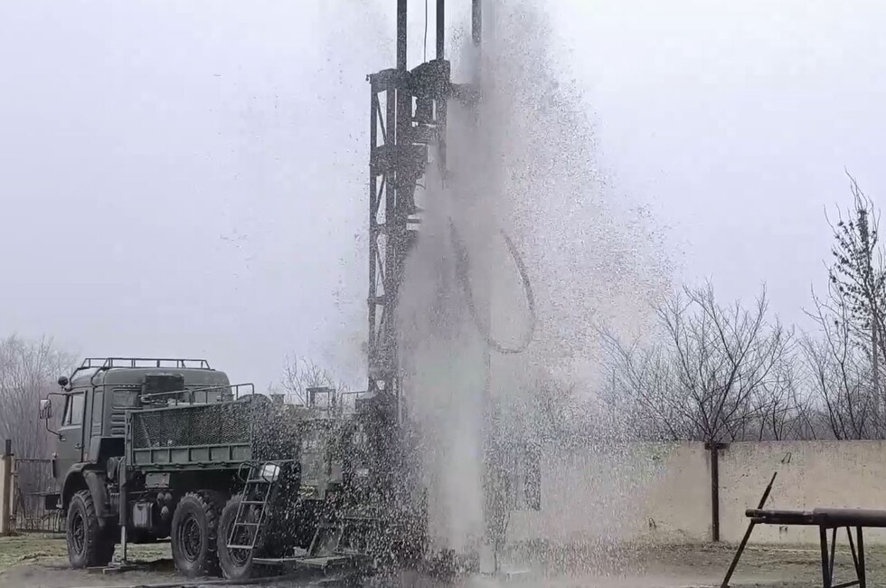 Военнослужащие пробурили около 20 скважин для водоснабжения ДНР