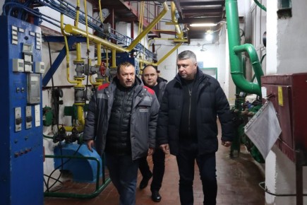 СЕРГЕЙ ПОЛХОВ ПРОВЕЛ ИНСПЕКЦИЮ КОТЕЛЬНОЙ В ГОРНЯЦКОМ РАЙОНЕ МАКЕЕВКИ