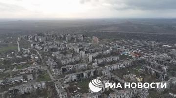 Кадры из освобожденного Красноармейска (Покровска), снятые с высоты птичьего полета