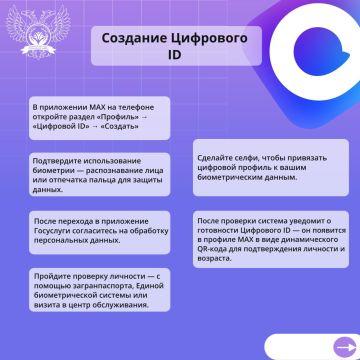 Отличная новость для многодетных семей, пользующихся мессенджером MAX! Теперь у вас появилась возможность оформить «Цифровой ID»